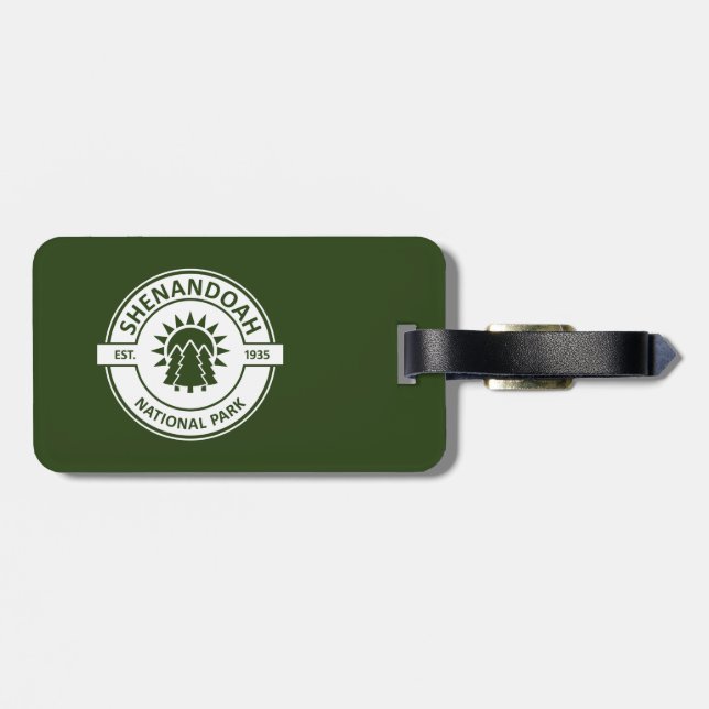 Shenandoah National Park Luggage Tag (Back Horizontal)
