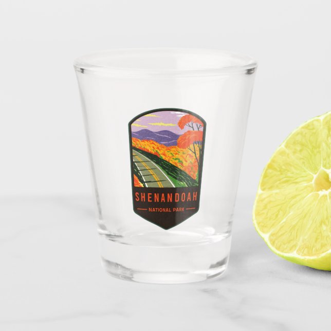 Shenandoah National Park Shot Glass (Front)