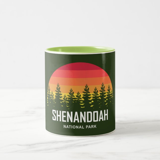 Shenandoah National Park Two-Tone Coffee Mug (Center)