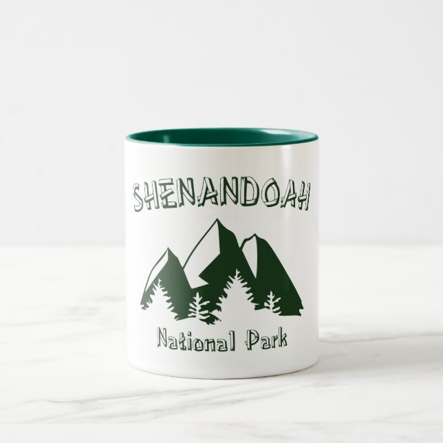 Shenandoah National Park Two-Tone Coffee Mug (Center)
