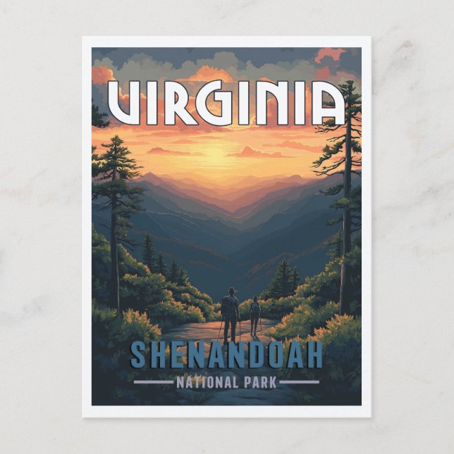 Shenandoah National Park, Virginia  Postcard (Front)