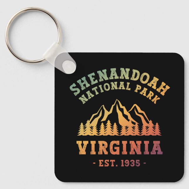 Shenandoah National Park Virginia USA Keychain (Front)
