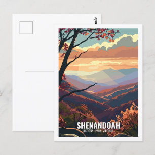 Shenandoah National Park Virginia USA Postcard