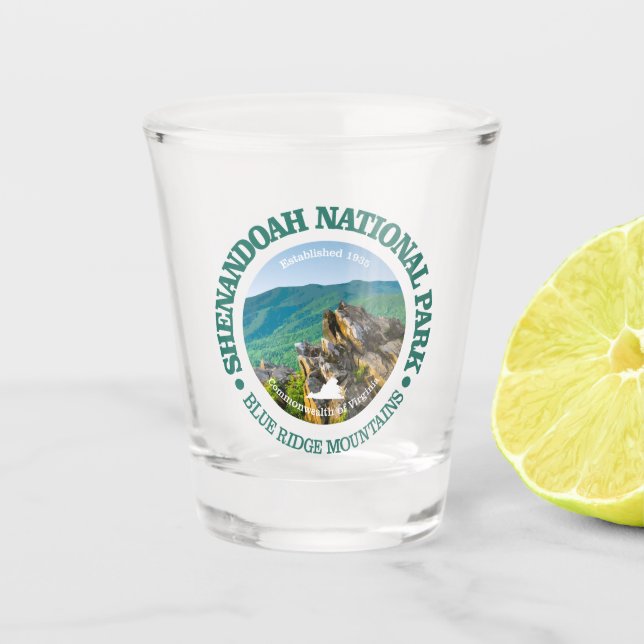 Shenandoah NP Shot Glass (Front)