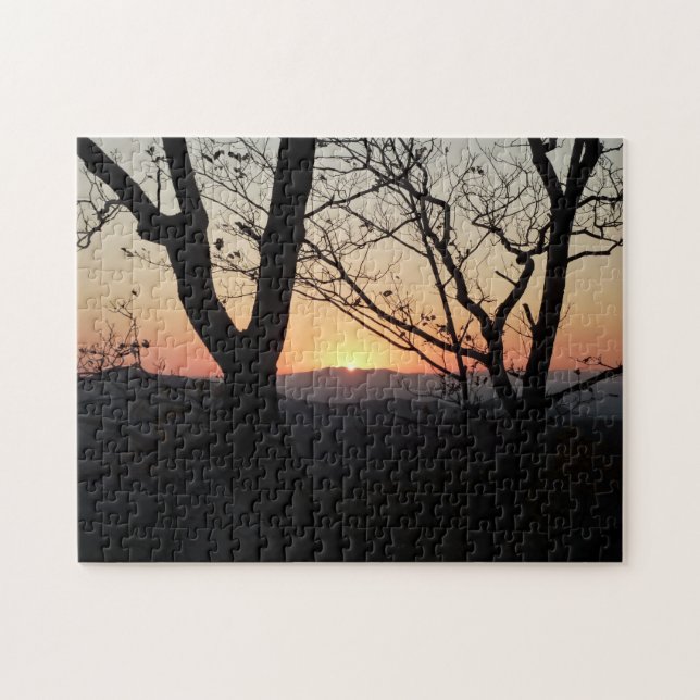 Shenandoah Sunset National Park Landscape Jigsaw Puzzle (Horizontal)