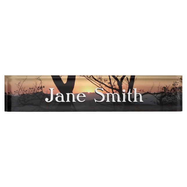 Shenandoah Sunset National Park Landscape Nameplate (Front)