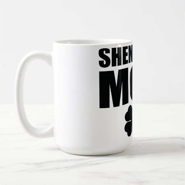 Shenanigan mode on coffee mug (Left)