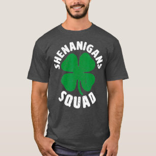 Shenanigan Squad Funny St Patricks Day Group T-Shirt