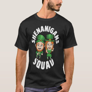Shenanigan Squad  St Patricks Day Group Drinking   T-Shirt