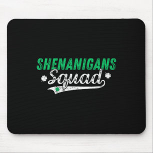 Shenanigan Squad St Patricks Day Matching Group Vi Mouse Pad