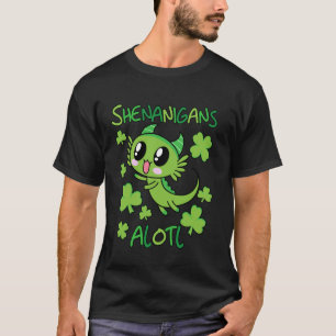 Shenanigans Alotl Lucky Axolotl Presents T-Shirt