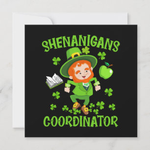 Shenanigans Coordinator Funny Teacher St Patrick's