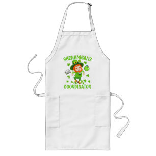 Shenanigans Coordinator Funny Teacher St Patrick's Long Apron