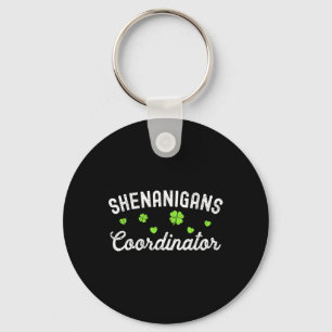 Shenanigans Coordinator Happy St Patricks Day Teac Keychain
