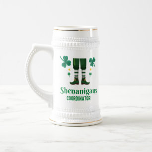 Shenanigans Coordinator St. Patrick's Day Beer Stein