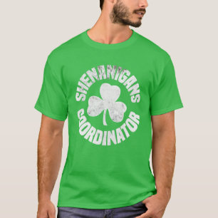 Shenanigans Coordinator St Patricks Day Funny Iris T-Shirt