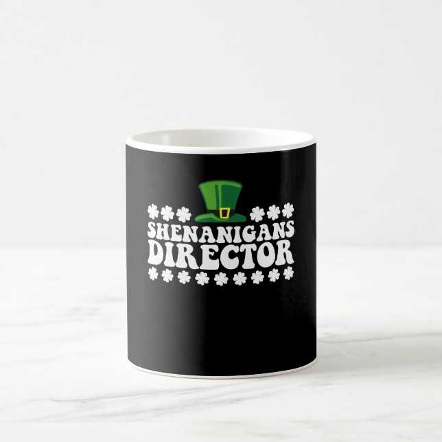 Shenanigans Director Groovy St Patrick's Day Irish Coffee Mug (Center)