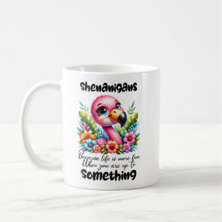 Shenanigans Flamingo Mug