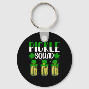 Shenanigans Pickle Squad St Patricks Day Matching Keychain