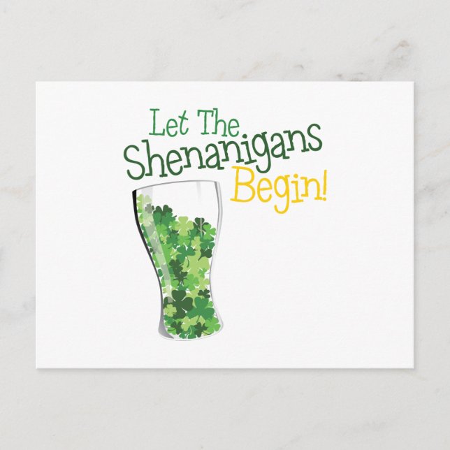 Shenanigans Postcard (Front)