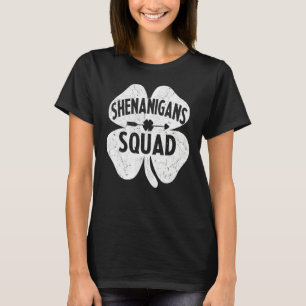 Shenanigans Squad Funny St. Patrick's Day Matching T-Shirt