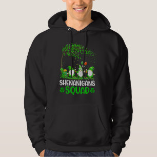 Shenanigans Squad Gnome Shamrock St Patricks Day  Hoodie