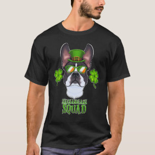 Shenanigans Squad I St Patricks Day Boston Terrier T-Shirt