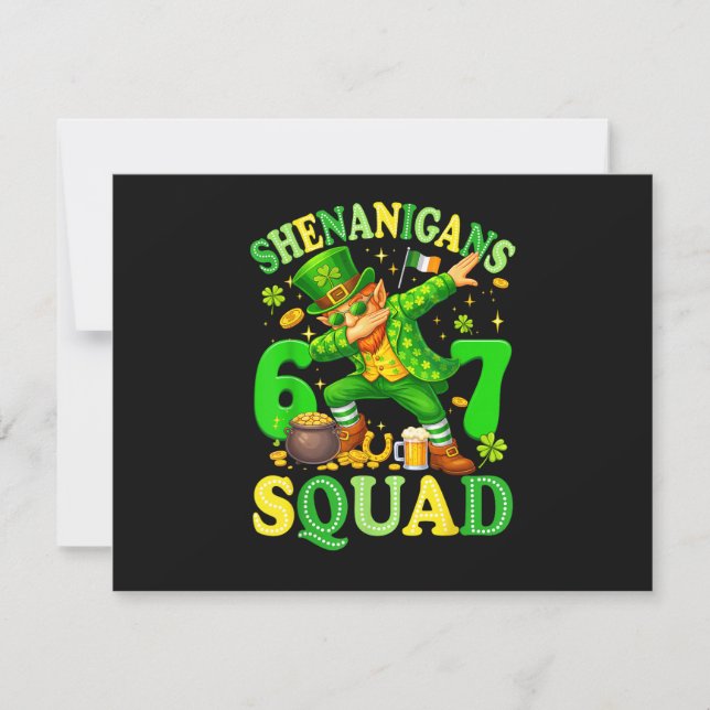 Shenanigans Squad Invitation (Front)