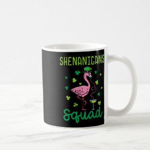 Shenanigans Squad Irish Flamingo St Patricks Day B Coffee Mug