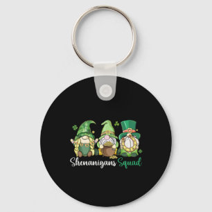 Shenanigans Squad Irish Gnomes Clover - St Patrick Keychain