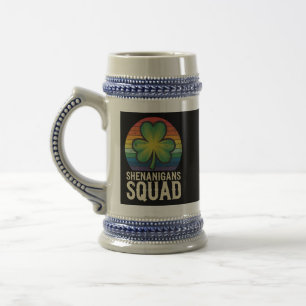Shenanigans Squad Matching St Patricks Day Group Beer Stein