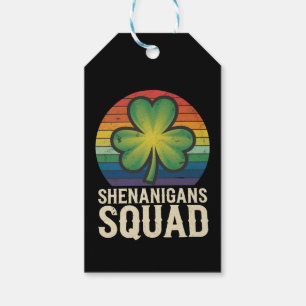 Shenanigans Squad Matching St Patricks Day Group  Gift Tags