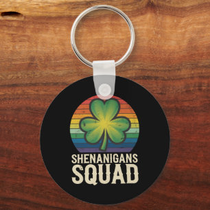 Shenanigans Squad Matching St Patricks Day Group Keychain