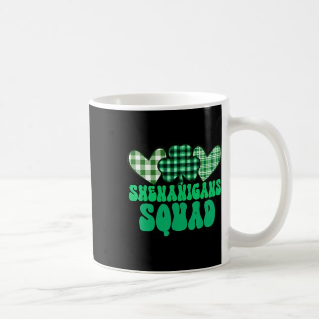 Shenanigans Squad Prone To Malarkey St. Patrick's  Coffee Mug (Right)