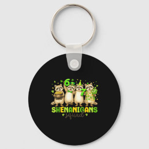 Shenanigans squad raccoon for kids women men st keychain