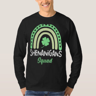 Shenanigans Squad Rainbow St Patrick's Day Men Wom T-Shirt