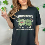 Shenanigans Squad Retro Custom St. Patrick's Day T-Shirt<br><div class="desc">Introducing our Shenanigans Squad Retro Custom St. Patrick's Day T-Shirt—a stylish and personalized way to celebrate St. Patrick's Day with your crew. These custom shirts are perfect for both men and women, making them an ideal choice for a coordinated and festive look during the holiday. Crafted as personalized matching group...</div>