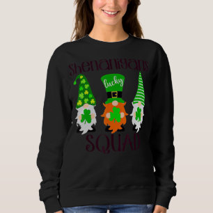 Shenanigans Squad St Patrick S Day Gnomes Holding Sweatshirt