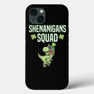 Shenanigans Squad St Patricks Day Dinosaur Dino Bo iPhone 13 Case