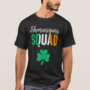 Shenanigans Squad St Patricks Day Gnomes Green Pro T-Shirt