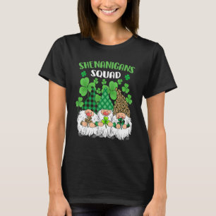 Shenanigans Squad St Patricks Day Gnomes Green Pro T-Shirt