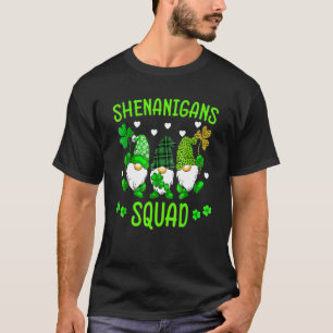 Shenanigans Squad St Patricks Day Gnomes Green Pro T-Shirt