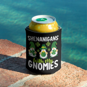 Shenanigans With My Gnomies Gnome St Patrick's Day Can Cooler