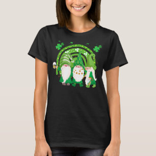 Shenanigans With My Gnomies St Patrick's Day Rainb T-Shirt