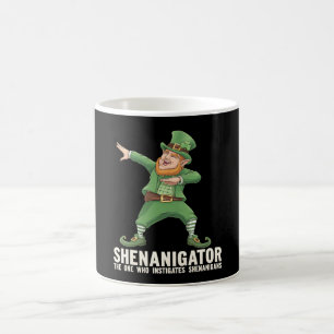 Shenanigator Dabbing Leprechaun St Patrick's Day Coffee Mug
