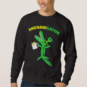 Shenanigator Irish St Patricks Day Doodle Sweatshirt