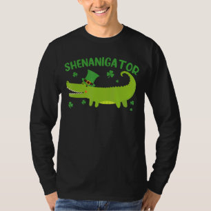 Shenanigator Shenanigan Alligator St Patricks Day T-Shirt