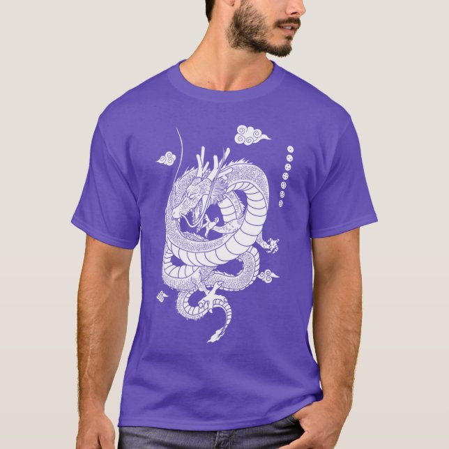 ShenlongWhite T-Shirt (Front)
