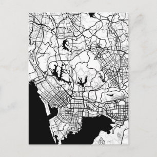 Shenzhen China Map Postcard
