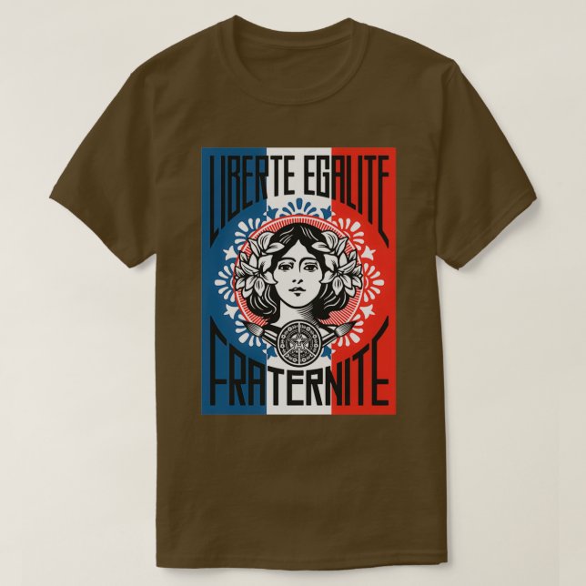 Shepard Liberte Egalite Fraternite  T-Shirt (Design Front)